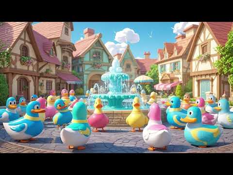 Ducklings in Elsa’s Ice Garden 🌸❄️ | A Singing Spring Surprise