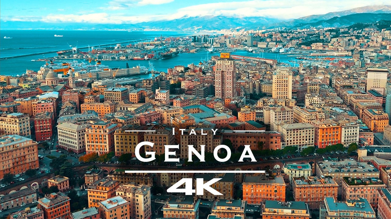 Genoa Italy 🇮🇹 in Stunning 4K Drone Footage | Hidden Gem of the Italian Riviera