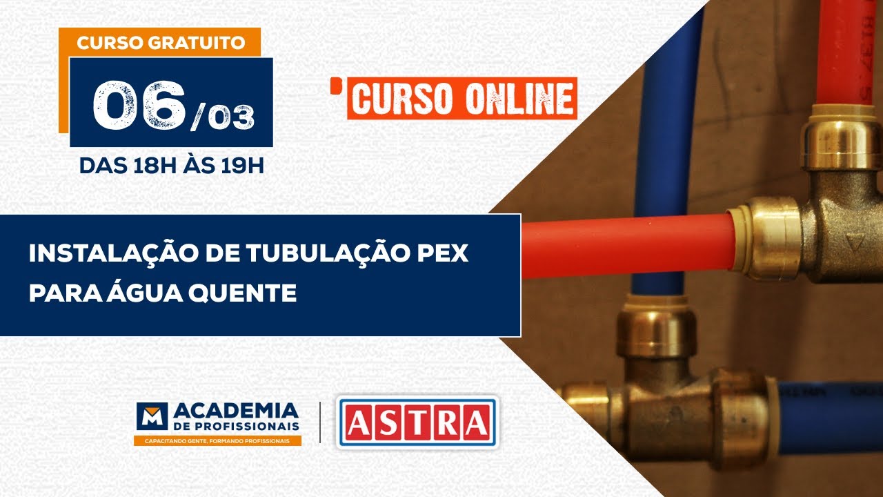 Instalação de Tubulação PEX para água quente
