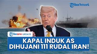 Iran Kerahkan 111 Rudal Hujani Kapal Induk AS, Trump: Aset Washington yang Berharga dan Mahal