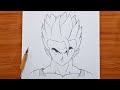 how to draw Gohan ( Dragon Ball ) | Gohan step by step | easy tutorial drawing