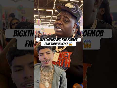 #BigXThaPlug and Rnb Foemob fake their voices? 😱 #upcomingartist #hiphopnews #texas #shorts