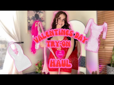 Transparent Valentine's Day Lingerie Try-On Review  4K Mirror View by  Alanah Cole - Video Summarizer - Glarity