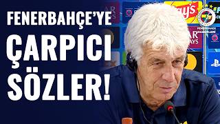 Gasperini'den Canlı Yayında Fenerbahçe'ye Flaş Sözler! "Güçlü Bir Takı