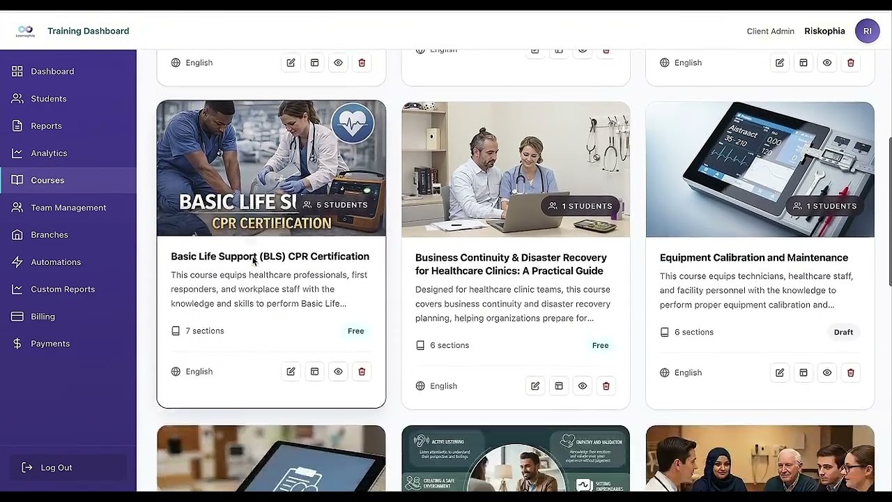 See Learnophia in Action — watch the demo video