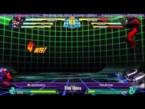 Epic Khaos April - MvC3 Singles - BlckMarvl vs TruKing