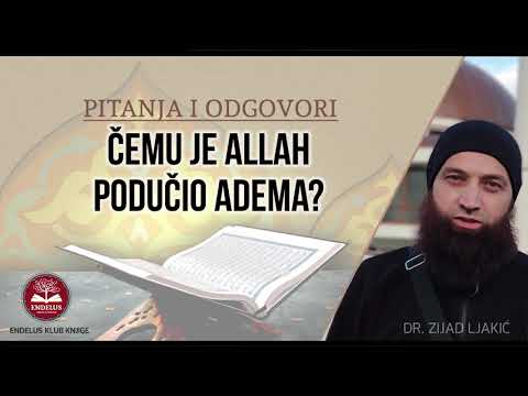 Čemu je Allah podučio Adema? - dr. Zijad Ljakić
