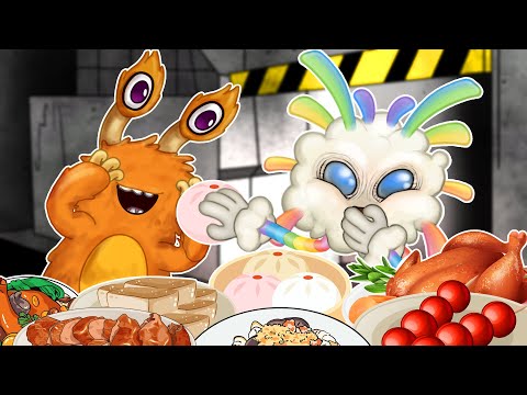Delicious Fire Wubbox vs Dipsters Re - My Singing Monsters