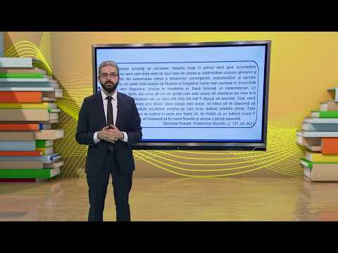 TeleŞcoala: Filosofie clasa a XII-a – Ce este filosofia? Genuri şi stiluri în filosofie (@TVR2)