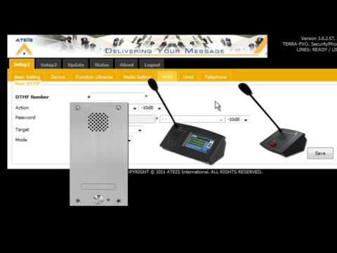 Terra-FXO DTMF Paging Programming