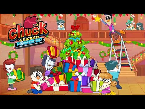 Chuck Chicken Power Up Special Edition 🎄Christmas episodes compilation 🎅 Superhero cartoons