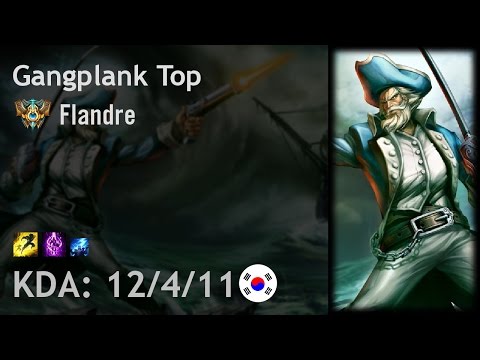 Gangplank Top vs Malphite - Flandre - KR Challenger Patch 6.24