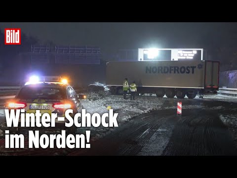 Wetter-Chaos in Deutschland: Tote und Verletzte bei Schnee und Glätte