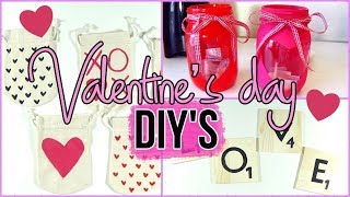 Valentine's Day DIY's | Mason Jars / Coasters / Treat Bags