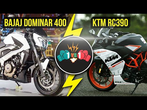 KTM RC390 VS DOMINAR400//FACE TO FACE//COMPARISON