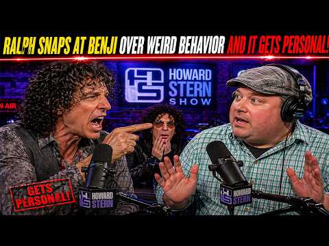 Ralph SNAPS at Benji Over Weird Behavior and It Gets Personal💀🎤 - Howard Stern Show