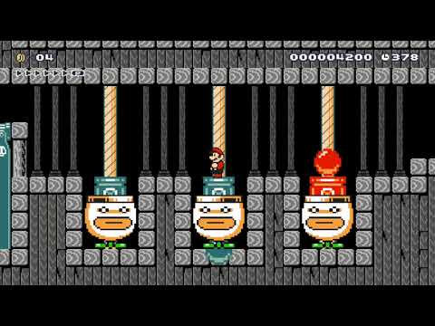 Super Mario Maker - Puzzle Mansion Escape 14