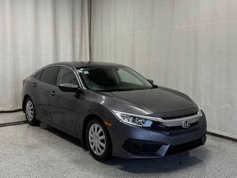2018 Honda Civic Sedan EX CVT in Gray for sale at Park Mazda in Sherwood Park, AB