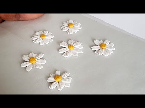 polymer clay daisy