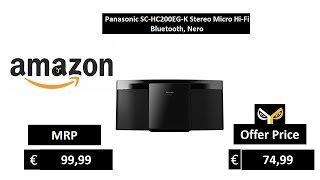 Video thumbnail for Panasonic SC-HC200EG-K Stereo Micro Hi-Fi Bluetooth, Nero by Shopping