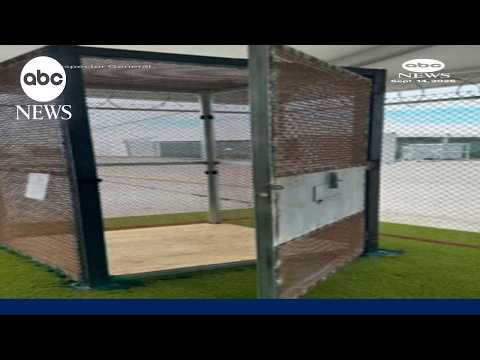 ‘Alligator Alcatraz’ detainees were confined to small metal enclosures: Report