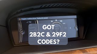 The solution to 2B2C and 29F2 codes on N54/N55 engines