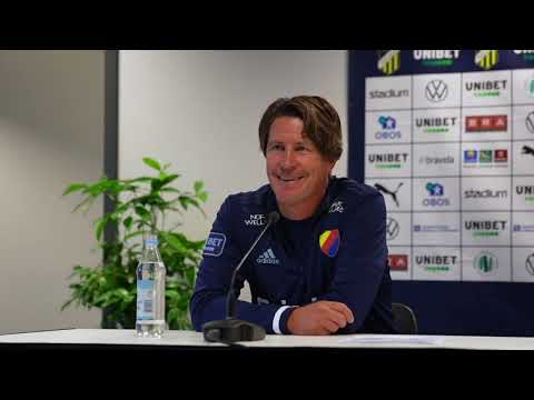 Presskonferensen efter BK Häcken – Djurgården