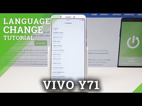 How to Set Up Language in VIVO Y71 - Language Settings