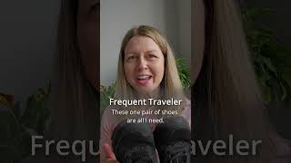 Shoes: Occasional Traveler vs. Frequent Traveler #travel #packing #slowtravel #digitalnomad