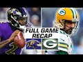 Ravens vs Packers: Aaron Rodgers throws 3 TD, Ravens' comeback falls short | CBS Sports HQ