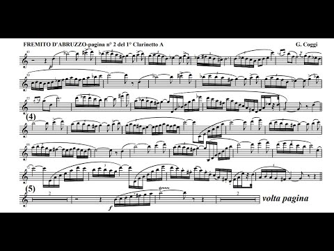 "FREMITO D'ABRUZZO" - GRAN MARCIA SINFONICA - M° G. COGGI [1° CLARINETTO SOPRANO]