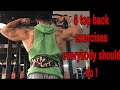 5 back exercises everybody should do !