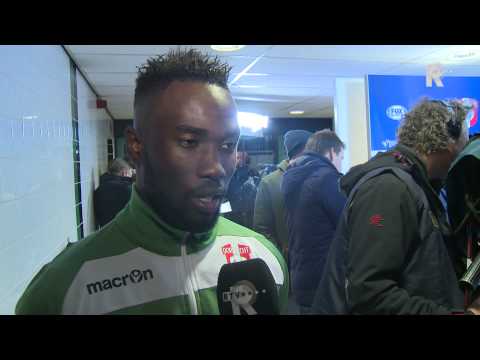Fernando Lewis maakte zijn debuut voor FC Dordrecht