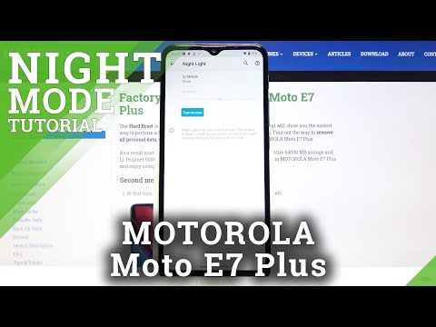 How to Activate Night Mode in Motorola Moto E7 Plus – Switch On/Off Night Mode