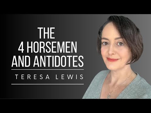 John Gottman's Four Horsemen and Antidotes: Couple Counselling #LewisPsychology