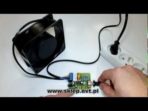 AVT1613 - REGULATOR OBROTÓW WENTYLATORA 230V Z SILNIKIEM INDUKCYJNYM