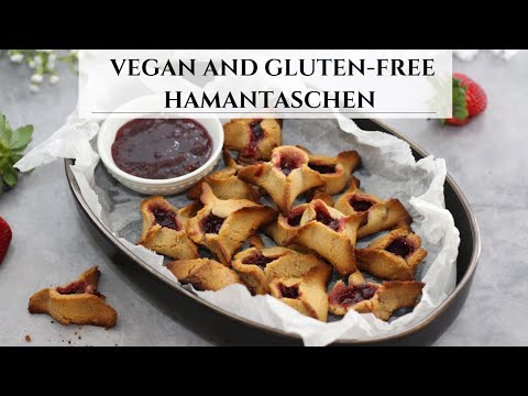 Healthy 6 Ingredient Hamantanschens | Vegan and Gluten Free | No oil