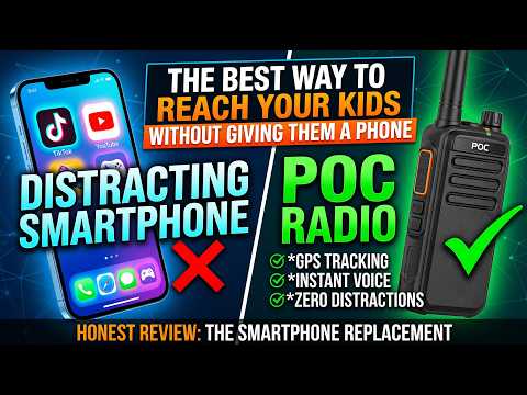 The Smartphone Dilemma: Why a POC Radio is the Perfect Alternative for Your Kids
