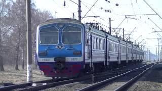 preview picture of video 'ЭД9М-0077 рейсом 808 Киев - Шостка'