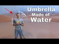 Can an Umbrella Made of Water Stop the Rain?