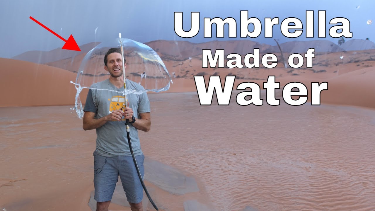 Can an Umbrella Made of Water Stop the Rain?
