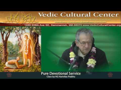Pure devotional Service - lecture by HG Harivilas Das 25th Nov 2016