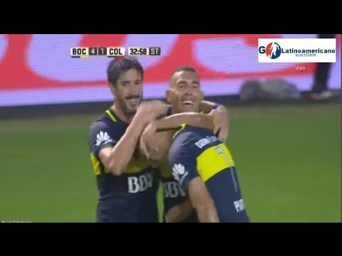 Boca Juniors vs Colon 4-1 - Todos los Goles - 18/Diciembre/2016 - Fecha 14