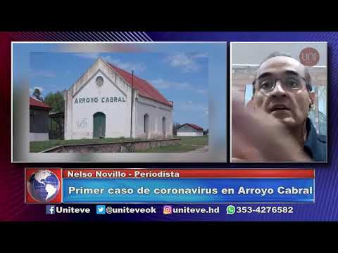 Primer caso de coronavirus de Arroyo Cabral