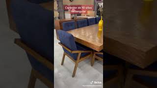 Comedor 10 Sillas Diamante