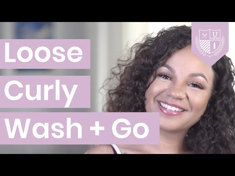 Best Wash and Go Ever On Loose Curly Hair ( 2C Hair )...