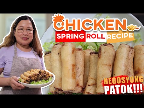 Chicken Spring Roll Recipe Crispy and Tasty