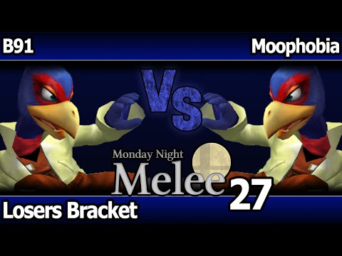 MNM 27 Melee - B91 (Falco) vs Moophobia (Falco) - Losers Bracket