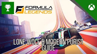 Formula Legends - Lone Wolf & Modern purist Achievement / Trophy Guide