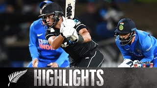Record Breaking Chase! | FULL HIGHLIGHTS | BLACKCAPS v India - 1st ODI, 2020